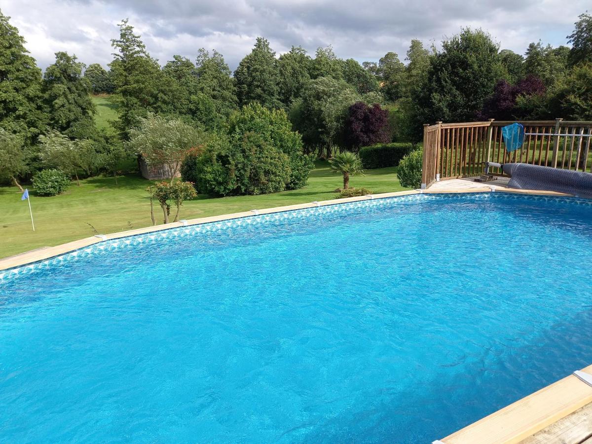 La Gasteboisiere With Swimming Pool And Games Room Le Mesnil-Adelee Экстерьер фото